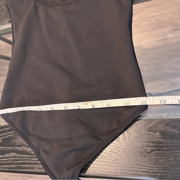 SHAPERX Tummy Control Open Bust Body Shaper Thong Bodysuit Black NWT XS - Picture 11 of 12